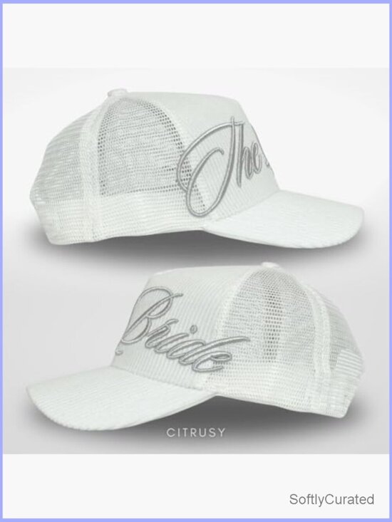 Faith & Forever Trucker Hat - Christian Cross Jesus Hats, Bachelorette Bride main image 5